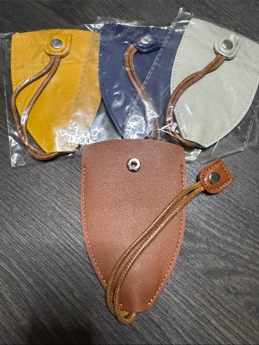 Leather Key & Card Holder Pouch